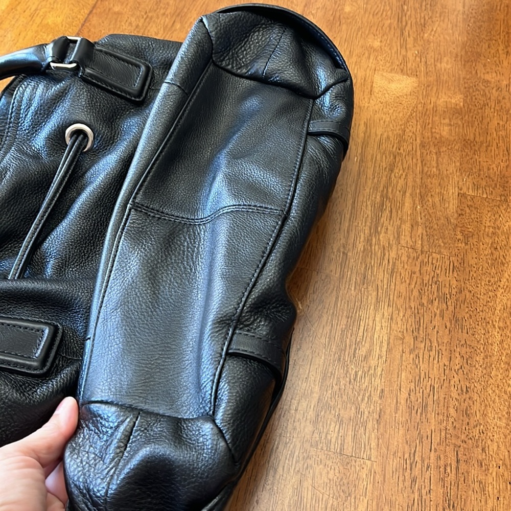 Large Cole Haan Leather Satchel - Picture 7 of 7